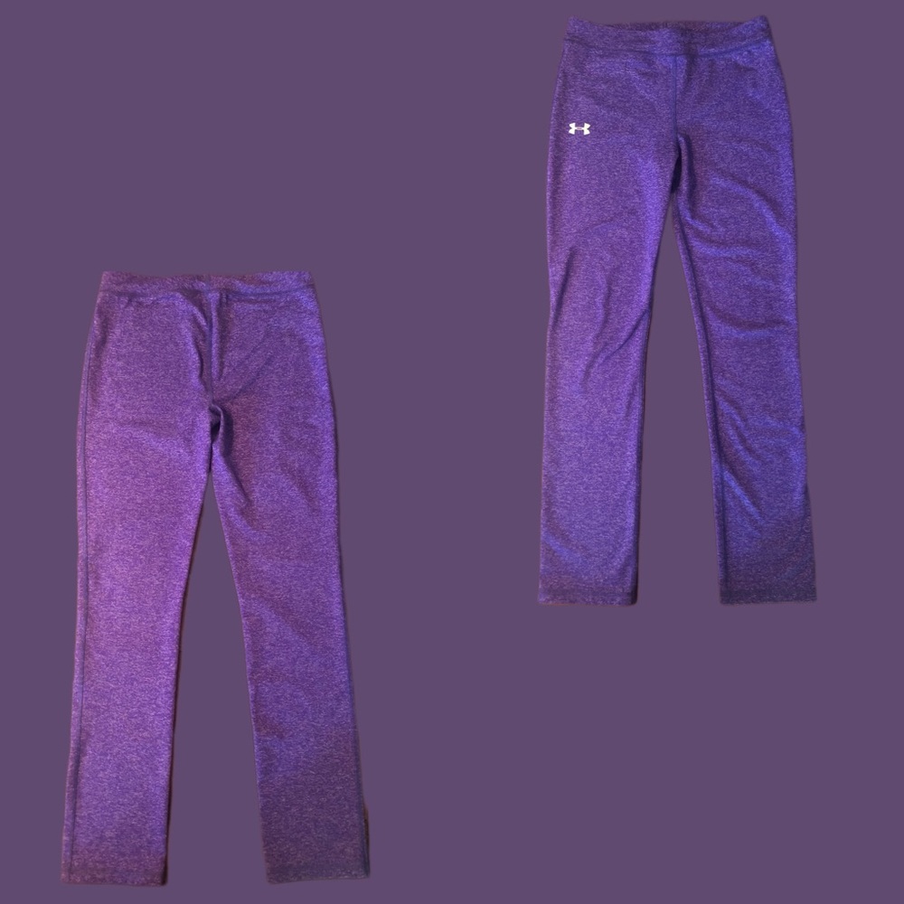 Purple Under-armor yoga leggings.